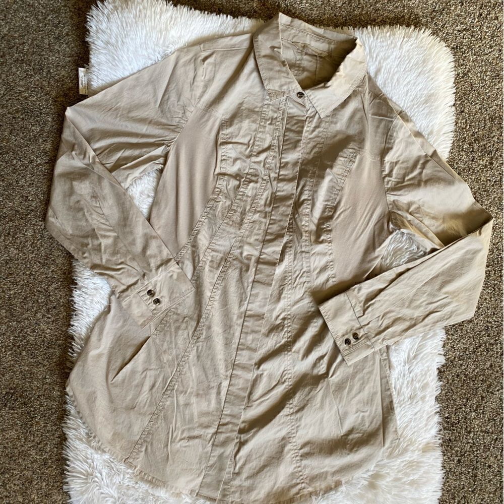 ‎Soft Surroundings Button Front Shirt Size Small